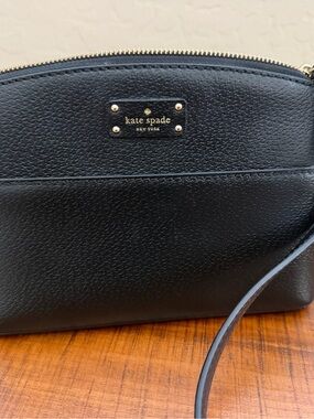 Kate Spade New York Black Leather Crossbody Bag